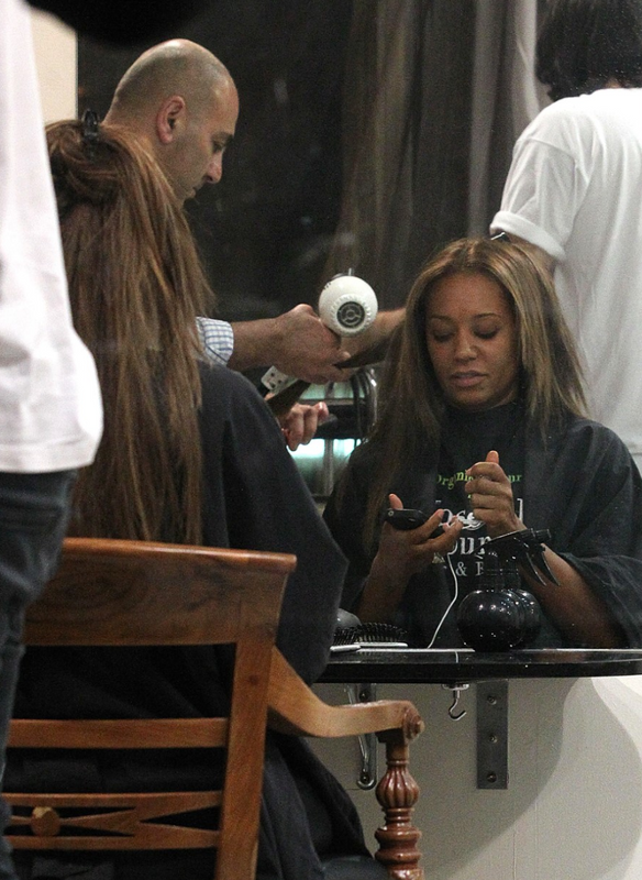 Mel B hair styling by Joseph Mourad
